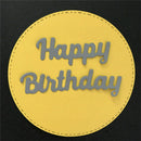 Happy Birthday Cutting Die Stencil Scrapbooking Album Paper Embossing U4U1 I4A9