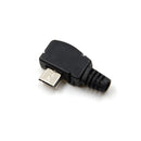 2pcs Angle Micro USB 5 P Port Male Plug Socket ConnectorOZ