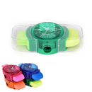 Watches Sliced Pencil Sharpener With Erasers Brush for Office School Supplie  ME