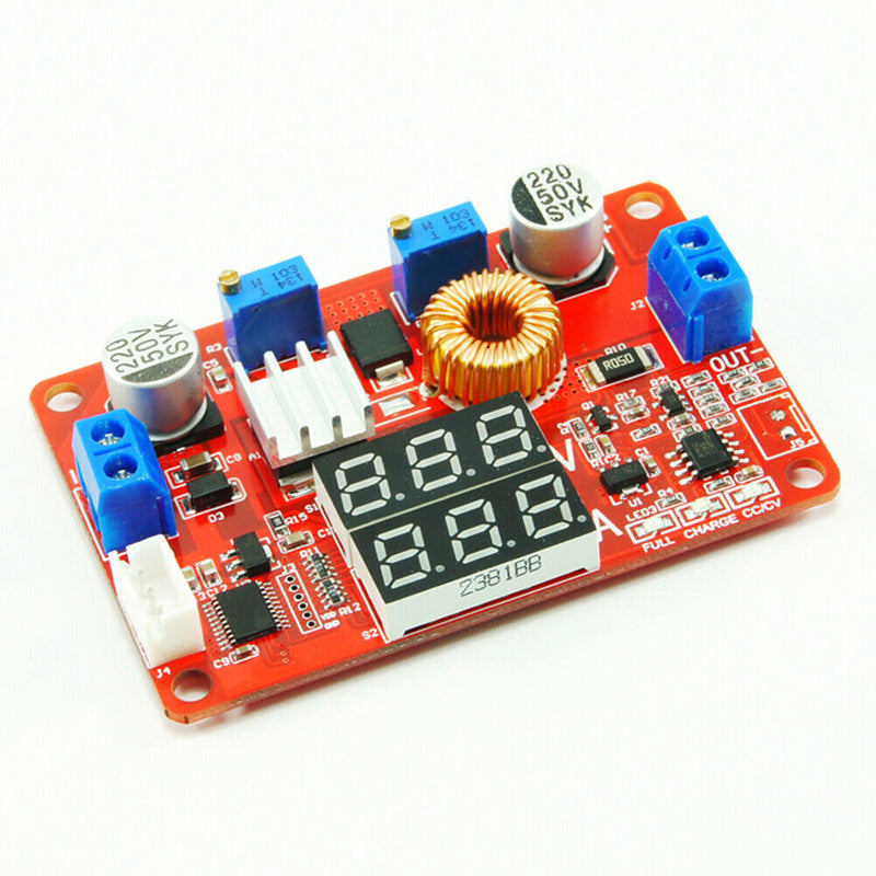 5A DC-DC Step Down Module 5-35V to 1.25-32V Regulator w/ Voltmeter Ammeter A