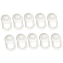 20 Pieces Replacement Silicone Earpads Earbud Cover Noise Cancelling, Anti-Slip