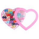 36 Pairs Of Mini Ear Studs Allergy Free Round Love Heart Earrings For