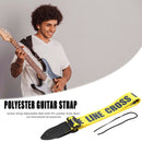 Guitar Strap Belt for Acoustic Electric Guitar Instrument Parts (Yellow)