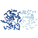 100pc Insulated 16-14 AWG T-Taps Quick Splice Wire Terminal Connectors Kit BLUE