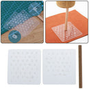 Durable 3pcs DIY Leather Craft Tool Capital Lowercase Stamping Set Punch Kit JR