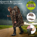 3 In 1 Multifunction Backpack Raincoat Mountain Outdoor Camping Hiking Camo