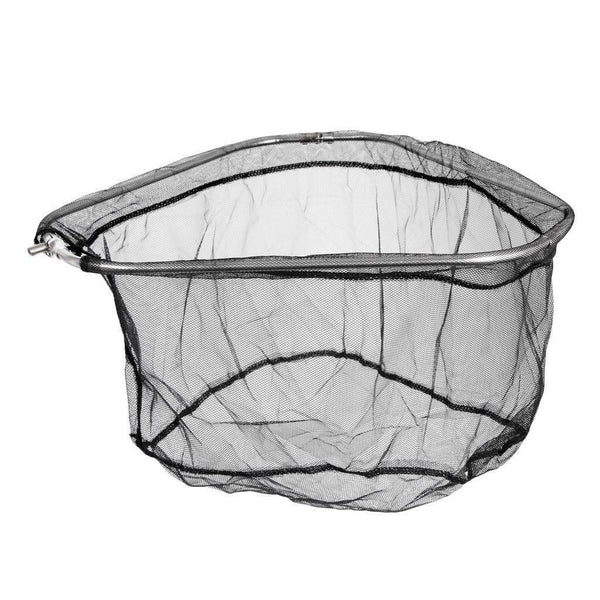 Stainless Steel Triangle Frame Large Dense Fishing Landing Net Head Black