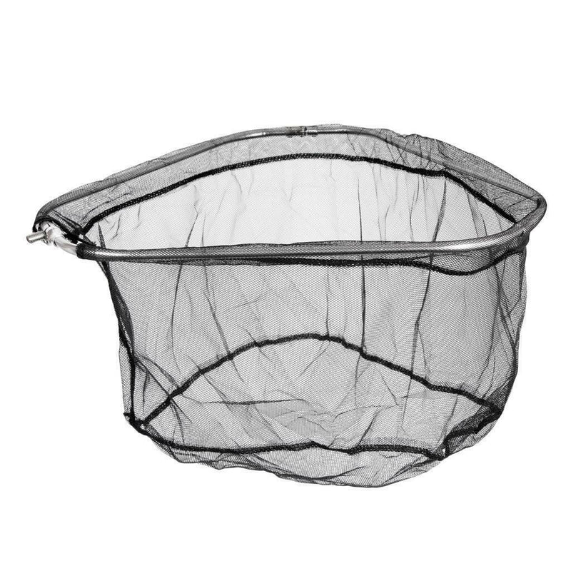 Stainless Steel Triangle Frame Large Dense Fishing Landing Net Head Black
