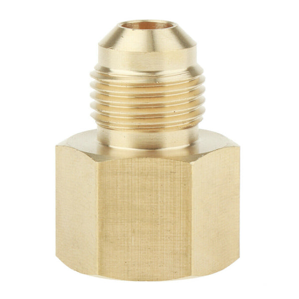3/8 1/2 NPT Flare Connect The Adapter For Solid Brass Gas Heater Pipe
