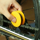 Bike Chain Gear Oiler Roller No dirty hands high density cleaning E9R4
