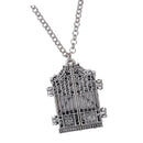 Woman Men Gothic Photo Frame Book Pendant Locket Chain Necklace Jewelry Gift