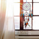Handmade Fashion Design 4 Circle Dream Catcher with feather wall hanging De N2Q4