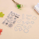 Voyage Style Silicone Seal+Cutting Die Stencil Photo Album Decor Craft Gift