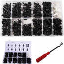 350Pcs Car Body Plastic Push Pin Rivet Fasteners Trim Moulding Clip Screw CEX