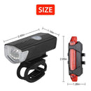 10000 Lumen Rechargeable Mountain Bike Lights Bicycle Torch Front + Rear Lamp !