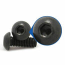 M5x20mm Button Head Hex Socket Cap Screw Bolt Black 50pcs X1J6