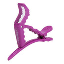 6Pcs Matte Sectioning Clips Clamps Hairdressing Salon Hair Grip Crocodile A