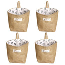 Non-woven fabric Storage Basket Bag Foldable Storage Basket Bag with Handle N2R7
