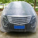 Clear Plastic Disposable Universal Car Covers Rain Dust Garage Cover Water QQL