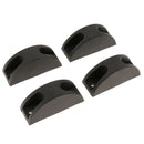 2 Pairs Replacement Part Plastic Suitcase Stud Feet Pad, Stand Feet, Non-Skid &