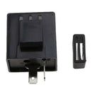 2x 2 Pin Motorcycle Blinker Adjustable LED Flasher Relay Turn Signal Indicator