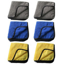 16 X 16inch Large & Thick Microfiber Cleaning Cloths , Non-Abrasive Microfi