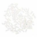 100pcs Unpainted White Car Models Train Layout 1:500
