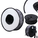 45cm Foldable Circular Macro Ring Round Softbox Diffuser for Speedlite Flash  BX