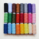 200yards 48 Spools Polyester Sewing Thread Set for Craft Hand Machine 24 Colors