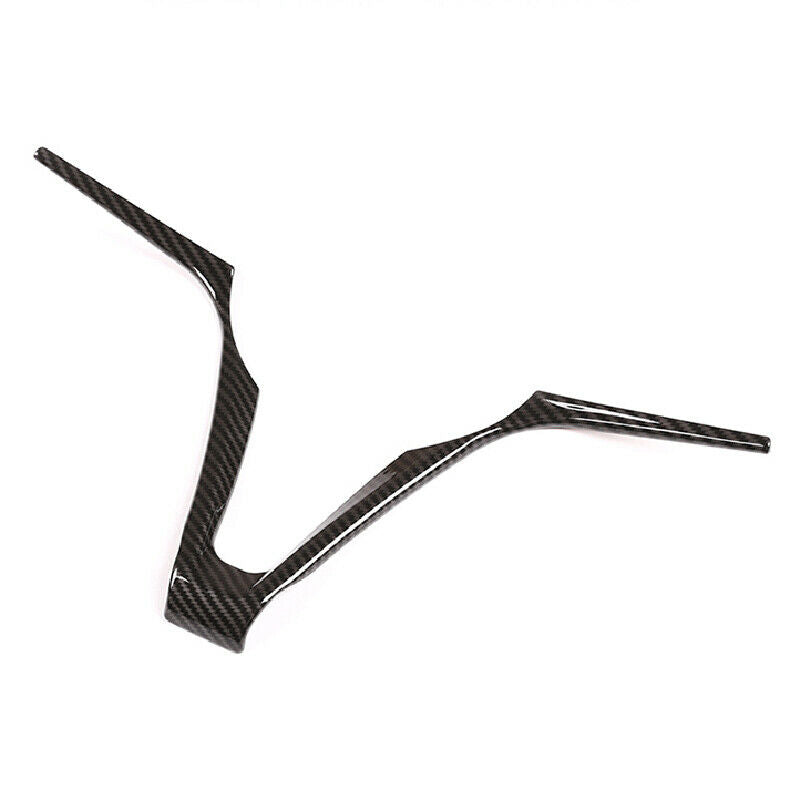 ABS Carbon Fiber Steering Wheel Frame Cover Trim for Alfa Romeo Giulia 2017 V2J6