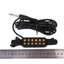 Clip-On Acoustic Guitar Pickup Sound Amplify, Padded Clip Guards, Low Feedb P4W2