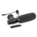 3.5mm Jack Stereo Interview Microphone Camera DV Outdoor PC Recording Video Mic