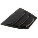 Rear Window Side Louvers Vent Panel Trim For Mazda 3 Axela 4Dr Sedan 2014 2