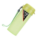 Green Sports Water with Handle Drinking Bottle for Running Camping Bicycle