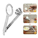 Stainless Steel Egg Cutter Wedge Shredder Boiled Eggs Cutter Gadgets O4P7
