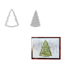 Christmas Tree Metal Cutting Dies Scrapbooking Paper Cards Craft Stencil Making