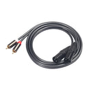 Dual RCA to Dual XLR Stereo Audio Interconnect Cable Patch Cable Cords - 5 ft