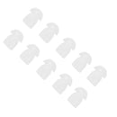 10pcs Silicone Air Duct Transparent Earphone Earpieces Earbud Earplug Heads A