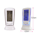 Top Digital Backlight LED Display Table Alarm Clock Snooze'Thermometer Calenda3C