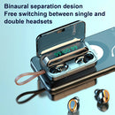 R5 TWS Earbuds Bluetooth Wireless Earphones w/Digital Display Charging Case A