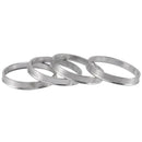 4Pcs Aluminum Centric Spigot Hub Rings Wheel Spacer Set 61.1Mm ID To 73.1Mm