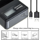 NP-FW50 Battery Dual Slot Charger USB For Sony A6300 A6000 A5000 A3000 Alpha A7