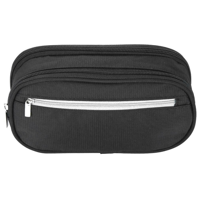 Student Simple Black Oxford Large Capacity Bag Stationery Creative Cosmetic Case