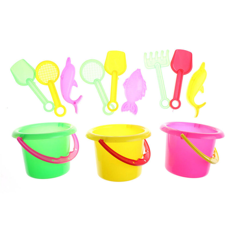 4pcs Beach Sand Tools Toys Bucket Set For Toddler Kids Outdoor Toys NTM&
