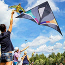 Triangle Kite + 30M Line Weifang Kite Outdoor Sport Fly to Easy Favor