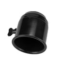Universal 50mm Trailer Hitch Tow Ball Cover with Screw Knob (Gloss Black) A