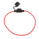 5 Pieces In-Line Car Fuse Holder Blade Mini 16AWG Cable 12V/24V/32V Waterproof