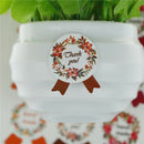 120x wreath medal thank you hand made Sealing Stickers Gift Box Labels JR
