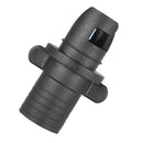 Plastic Air Pump Hose Inflatable Boat Kayak Canoe Valve Adapter Black