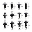 240Pcs Car Retainer Clips and Plastic Fasteners Kit, 12 Most Popular Sizes  W4J1